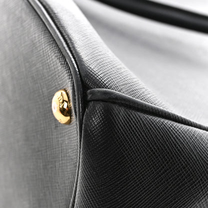 Prada Saffiano Lux Large Galleria Double Zip Tote Black 16 of 16