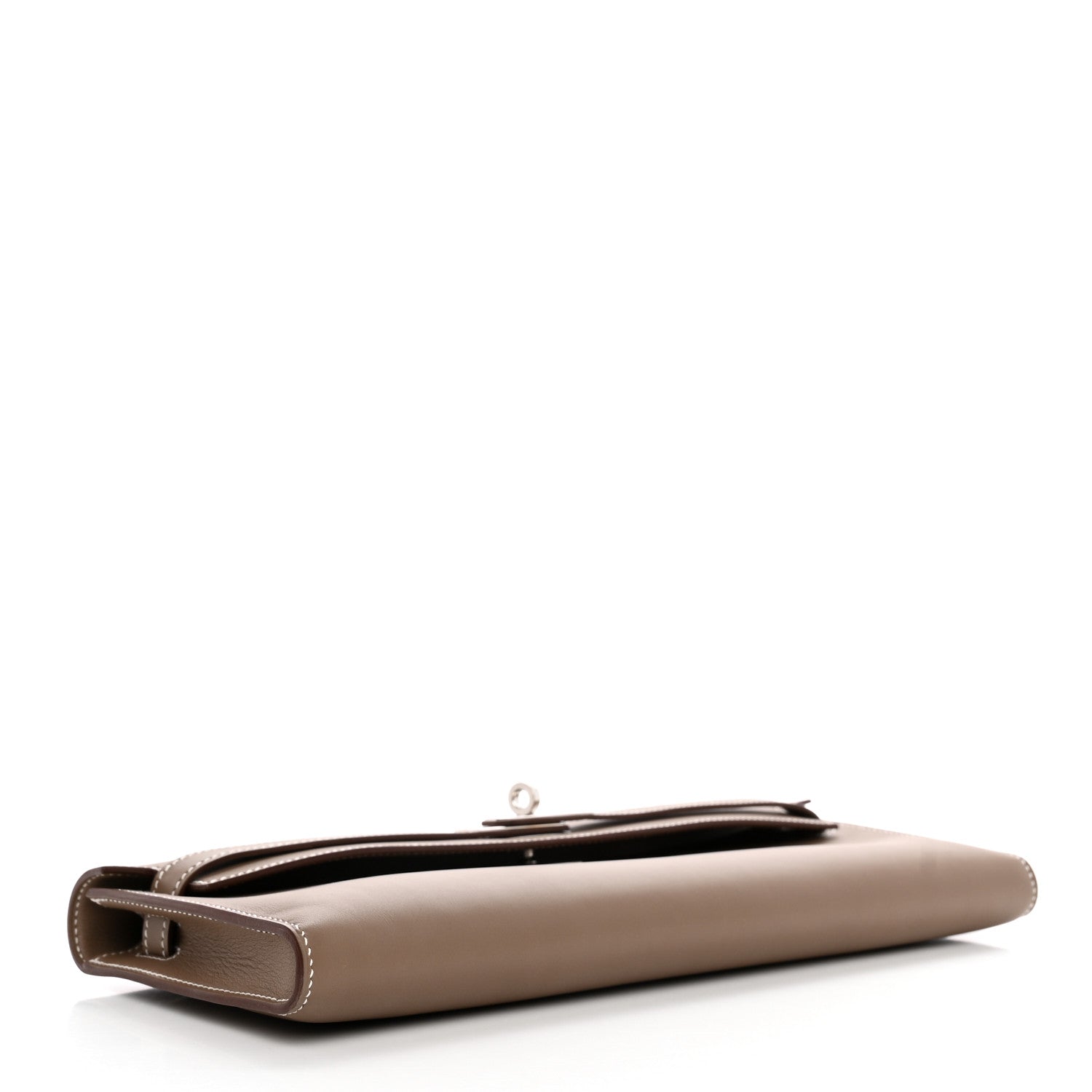 Hermes Swift Kelly Cut Clutch Pochette Etoupe 4 of 6