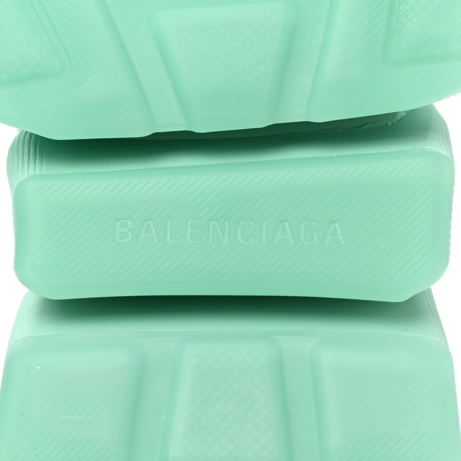 Balenciaga Technical 3D Recycled Knit Womens Speed 2.0 Transparent Sole Sneakers 40 Mint 6 of 8