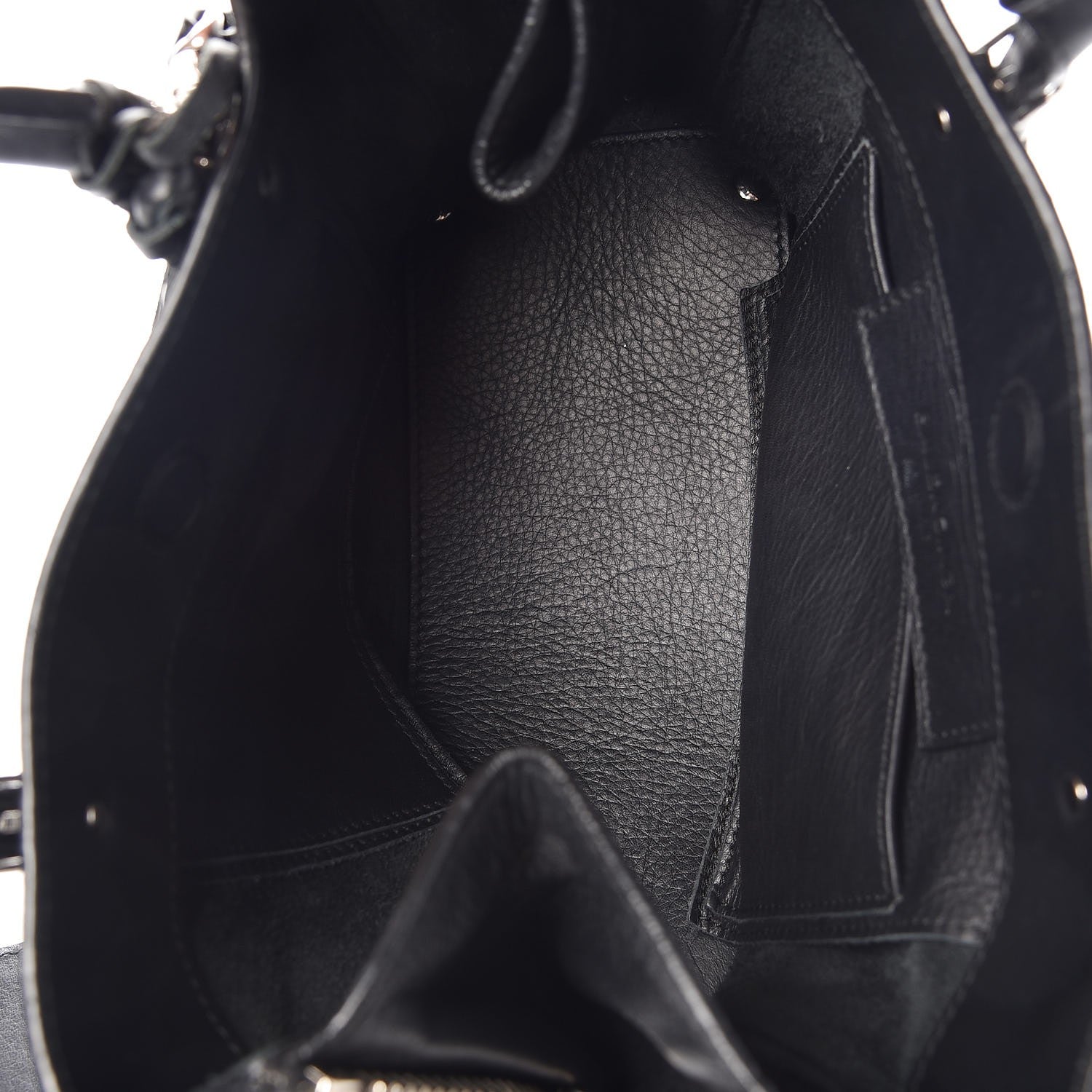 Balenciaga Calfskin Papier Mini A4 Zip Around Tote Black 6 of 17