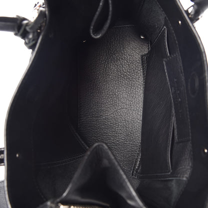 Balenciaga Calfskin Papier Mini A4 Zip Around Tote Black 6 of 17