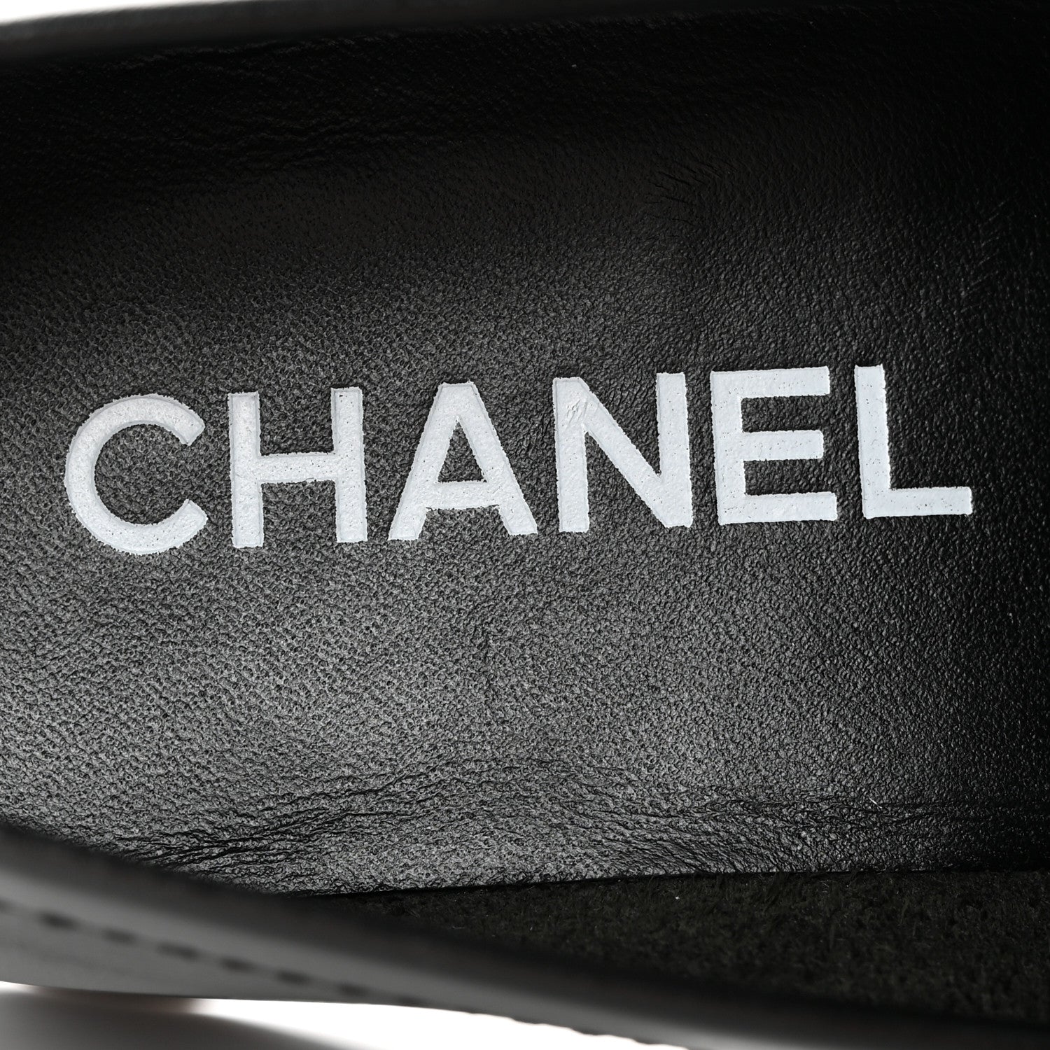 Chanel Calfskin CC Platform Loafers 37 Black 7 of 11