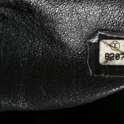 Chanel Caviar Patent Quilted Large Bowler Black 7 of 11