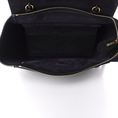Celine Grained Calfskin Mini Belt Bag Black 5 of 10
