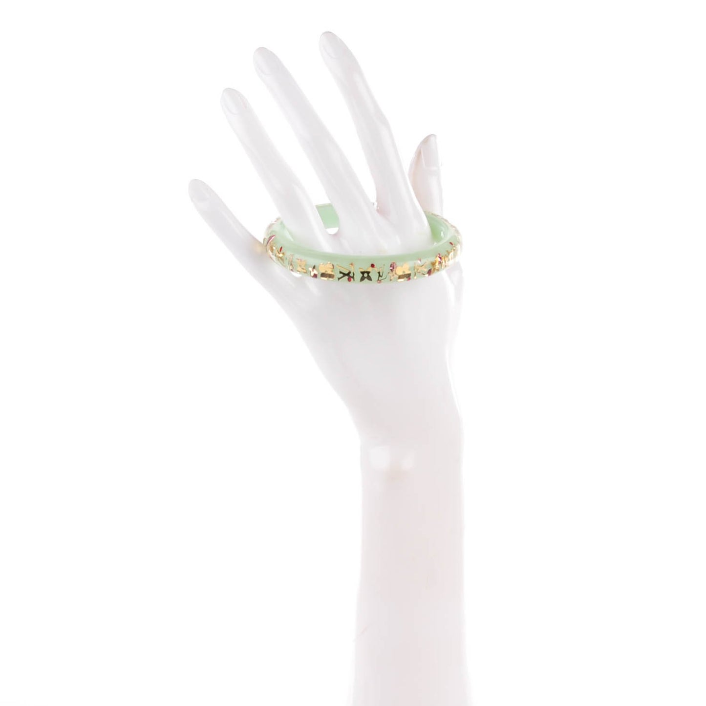Resin Swarovski PM Inclusion Bracelet M Peppermint