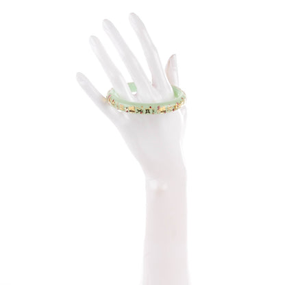 Louis Vuitton Resin Swarovski PM Inclusion Bracelet M Peppermint 2 of 5