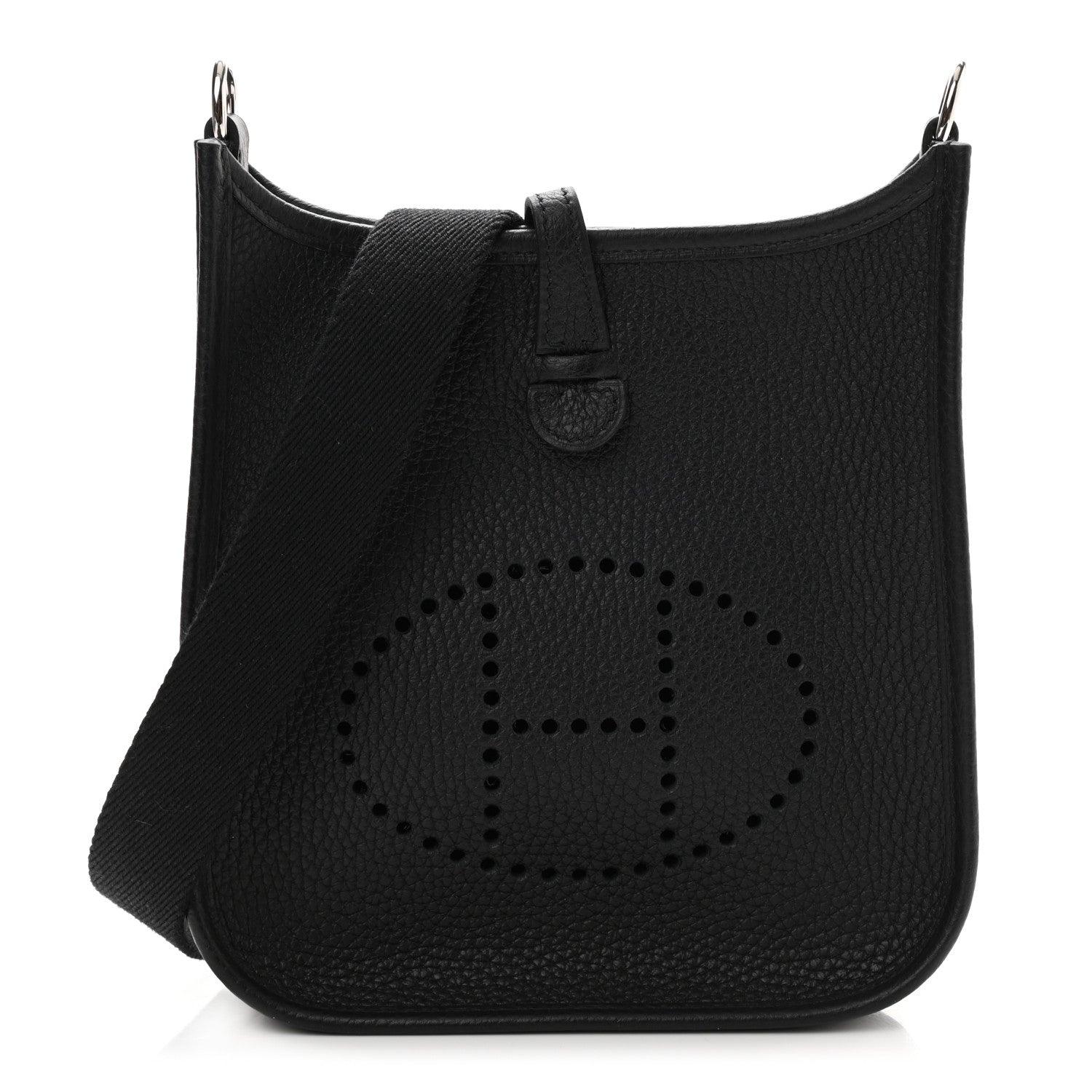 Hermes Taurillon Clemence Evelyne TPM Black 1 of 10