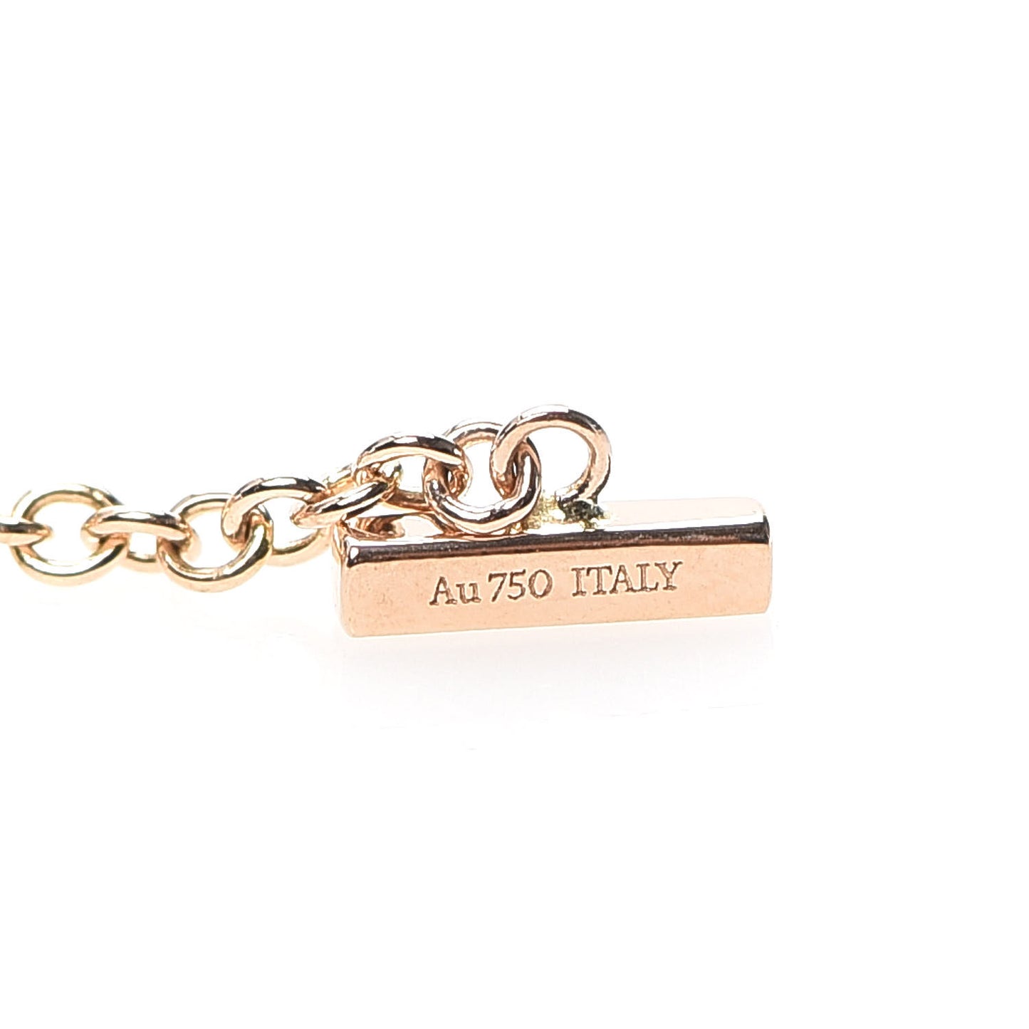 18K Rose Gold T Smile Bracelet