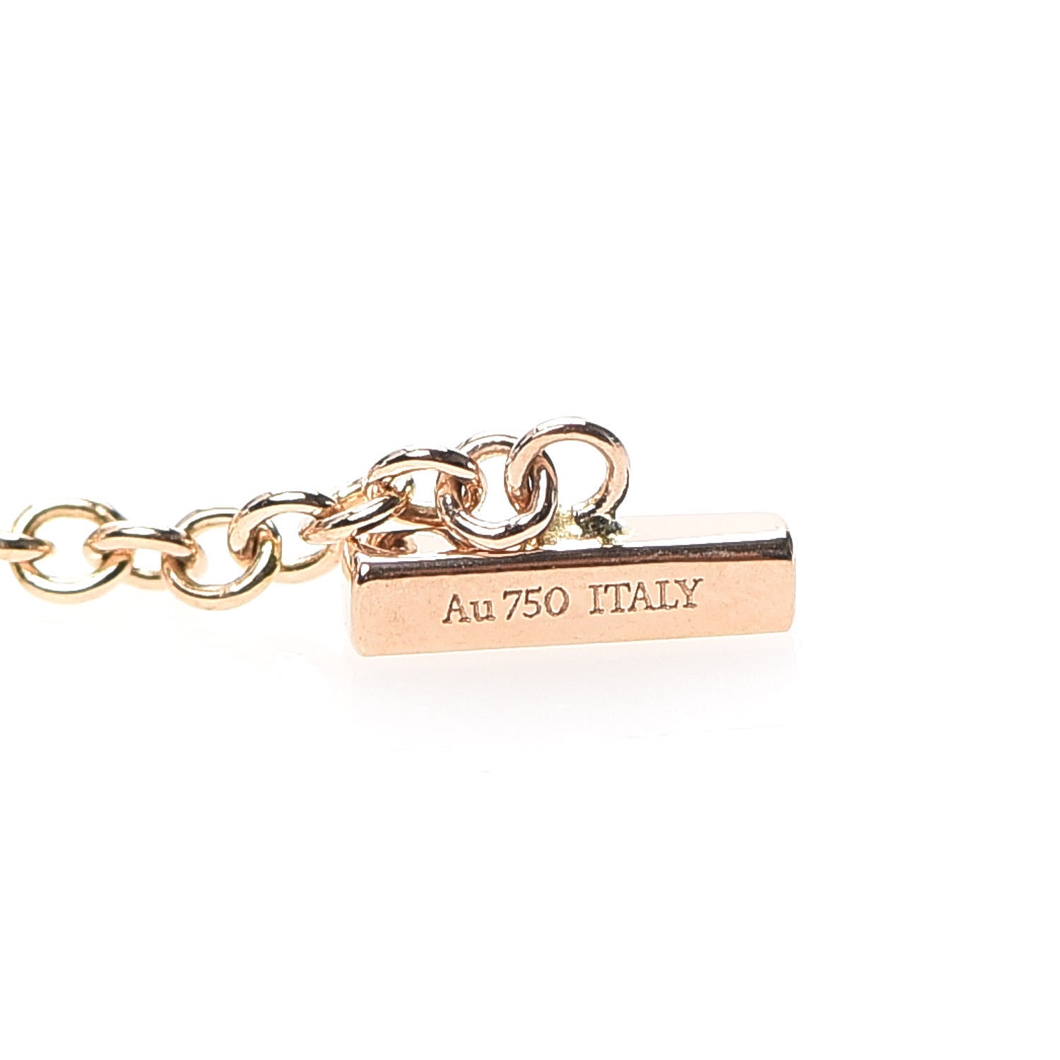 Tiffany 18K Rose Gold T Smile Bracelet 4 of 5