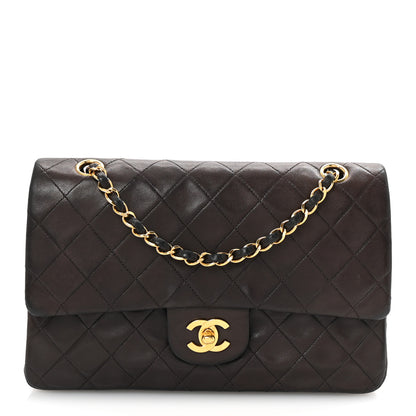 Chanel Lambskin Quilted Medium Double Flap Black 1 of 10
