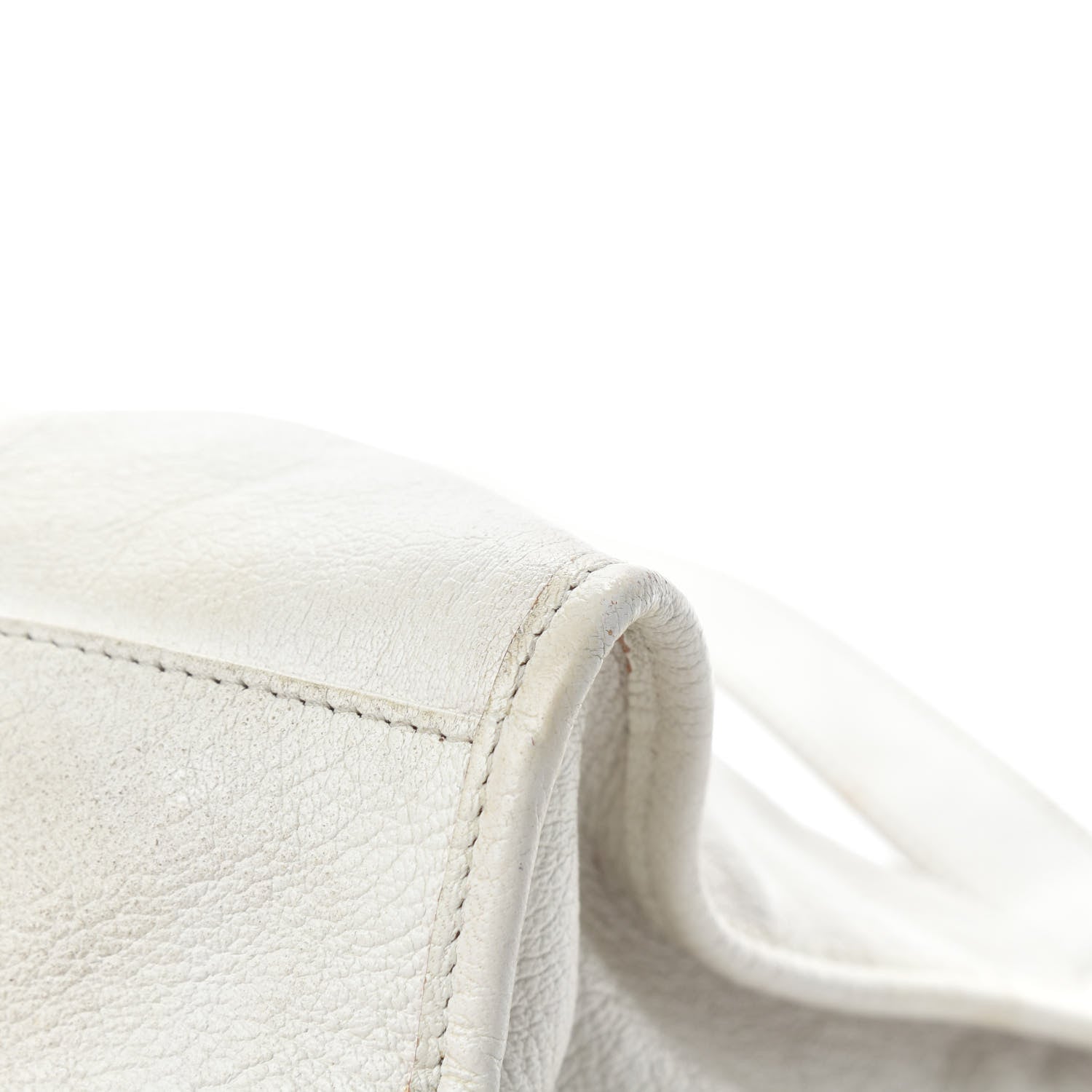 Balenciaga Chevre Gold Metallic Edge Hardware City White 11 of 15