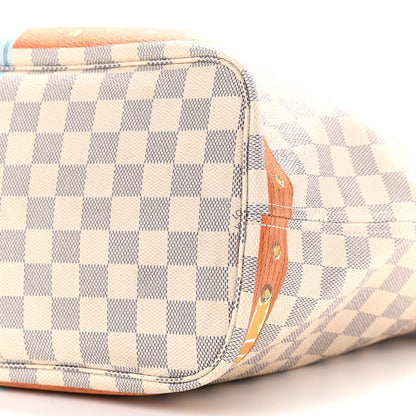 Louis Vuitton Damier Azur Summer Trunks Hawaii Neo Neverfull MM 11 of 11