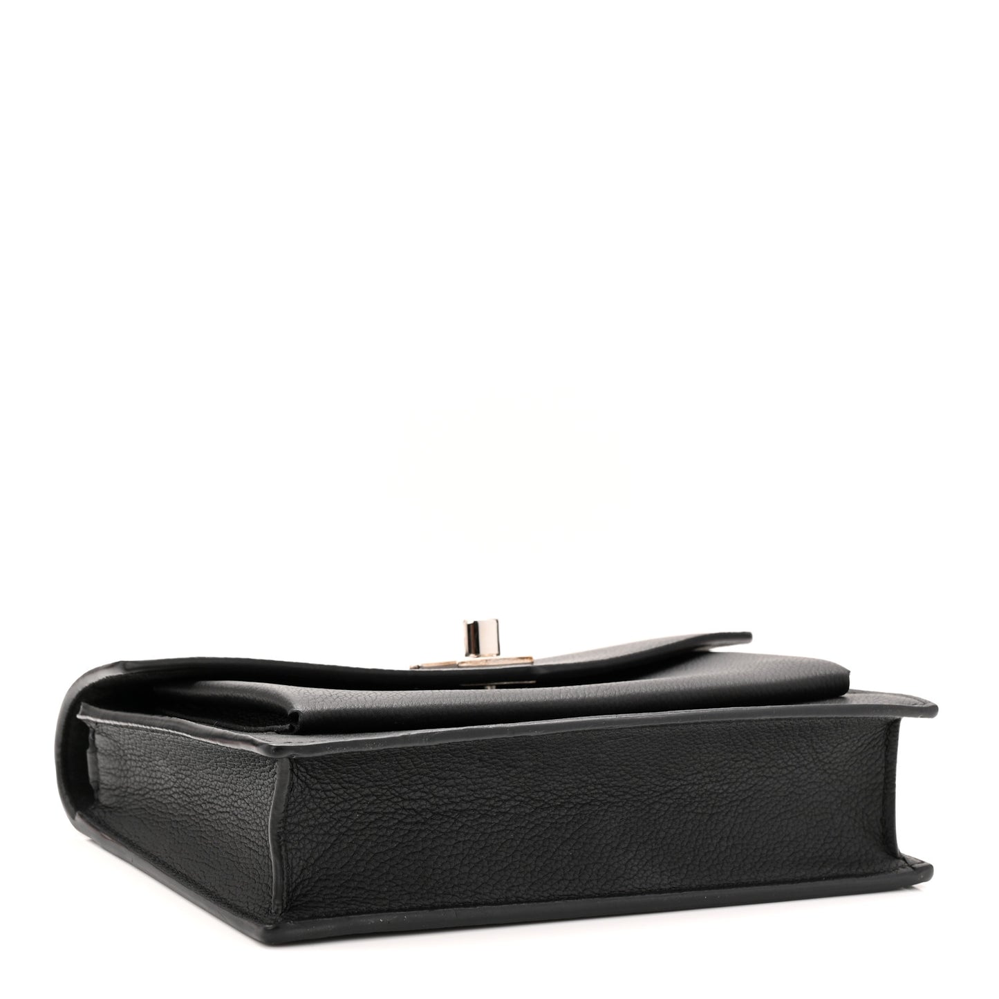 Soft Calfskin My Lockme Chain Pochette Black