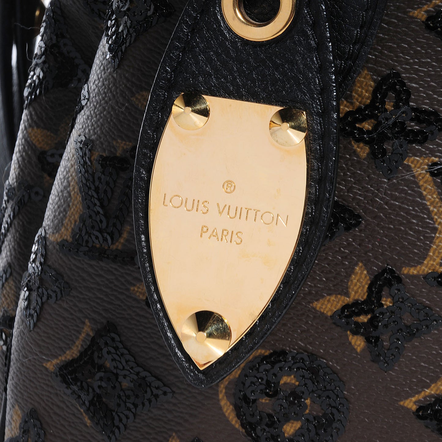 Monogram Sequins Eclipse Speedy 28 Black