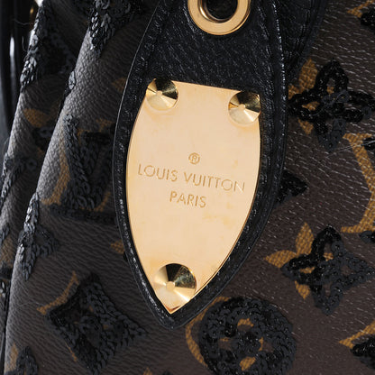 Louis Vuitton Monogram Sequins Eclipse Speedy 28 Black 7 of 9