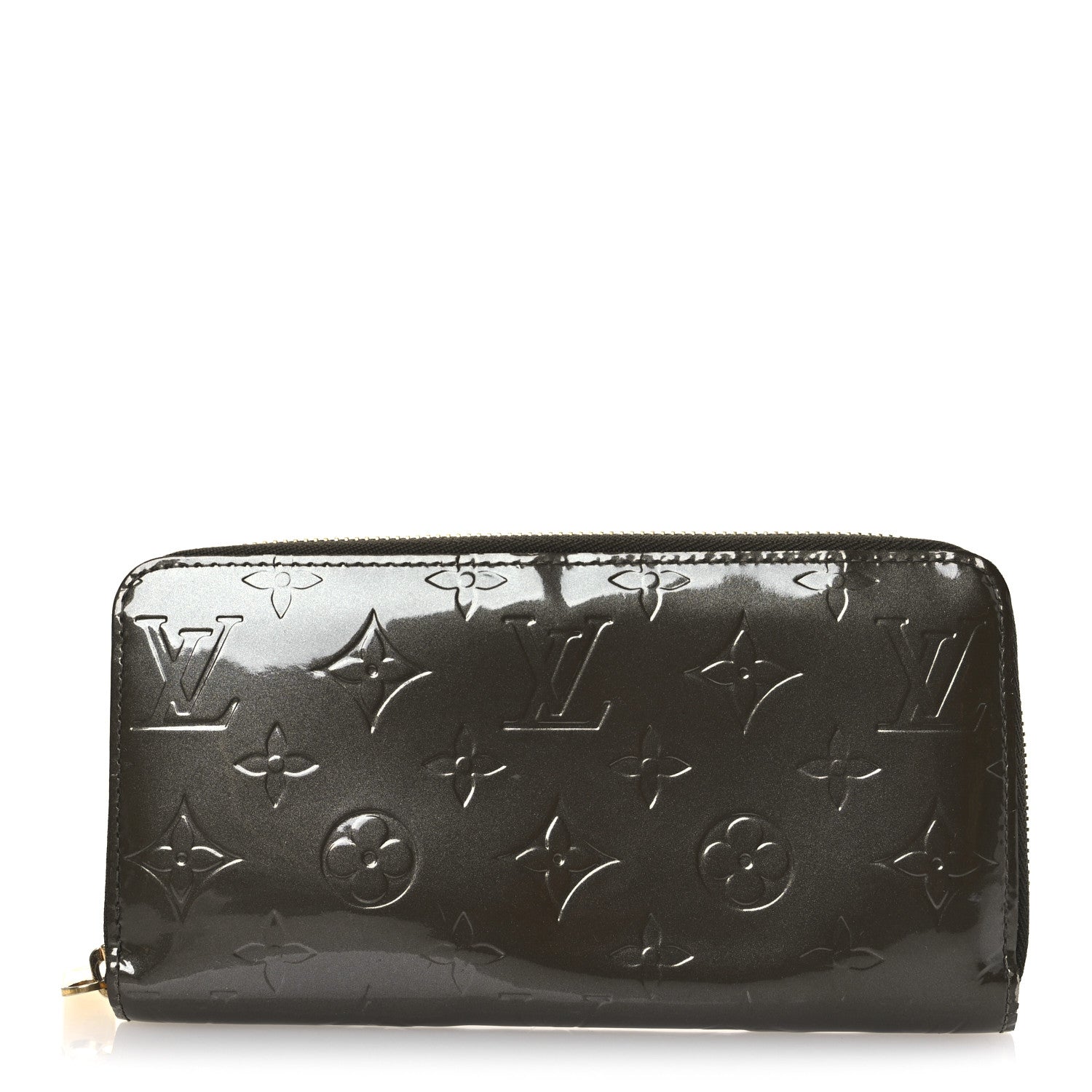 Louis Vuitton Vernis Zippy Wallet Vert Bronze 1 of 10