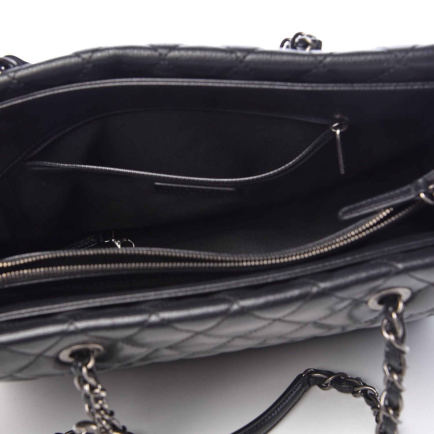 Chanel Caviar Quilted City Shopping Tote Black 6 of 16