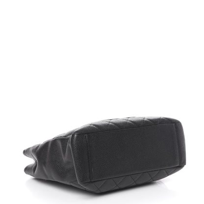 Chanel Caviar Quilted Petit Shopping Tote PST Black 3 of 11