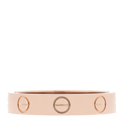Cartier 18K Pink Gold 3.5mm LOVE Wedding Band Ring 51 5.75 1 of 5