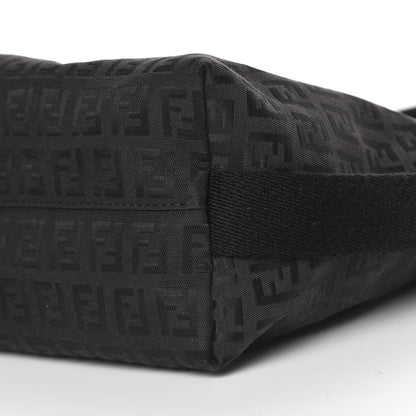 Fendi Zucchino Shoulder Bag Black 9 of 10