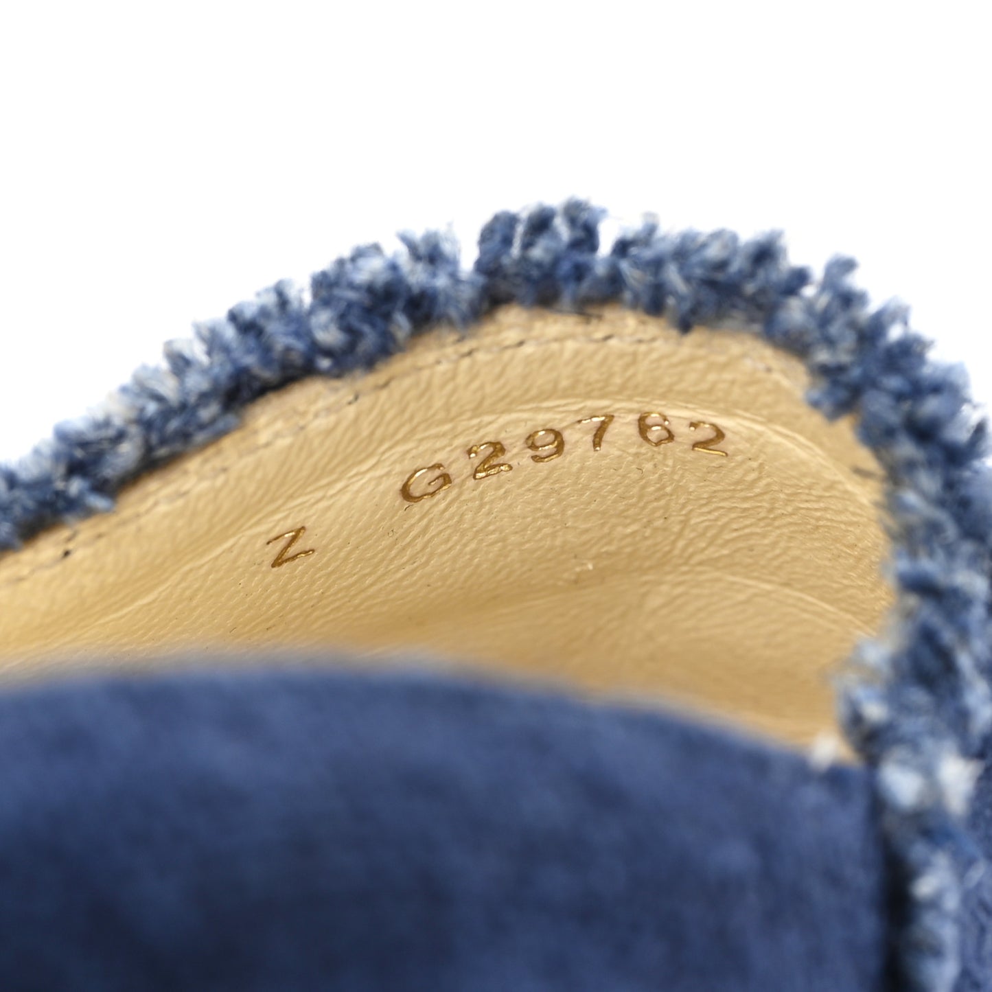 Denim Toile CC Espadrilles 37 Navy Black