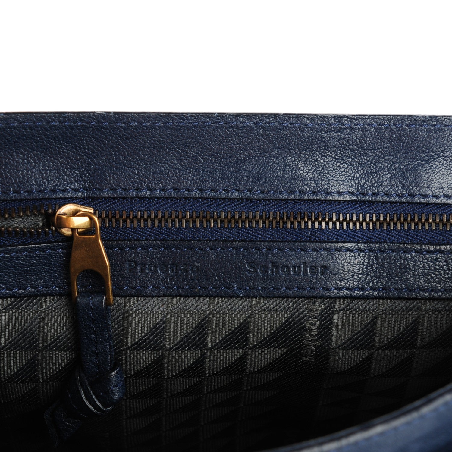 Proenza Schouler Lambskin Tiny PS1 Satchel Midnight 7 of 9