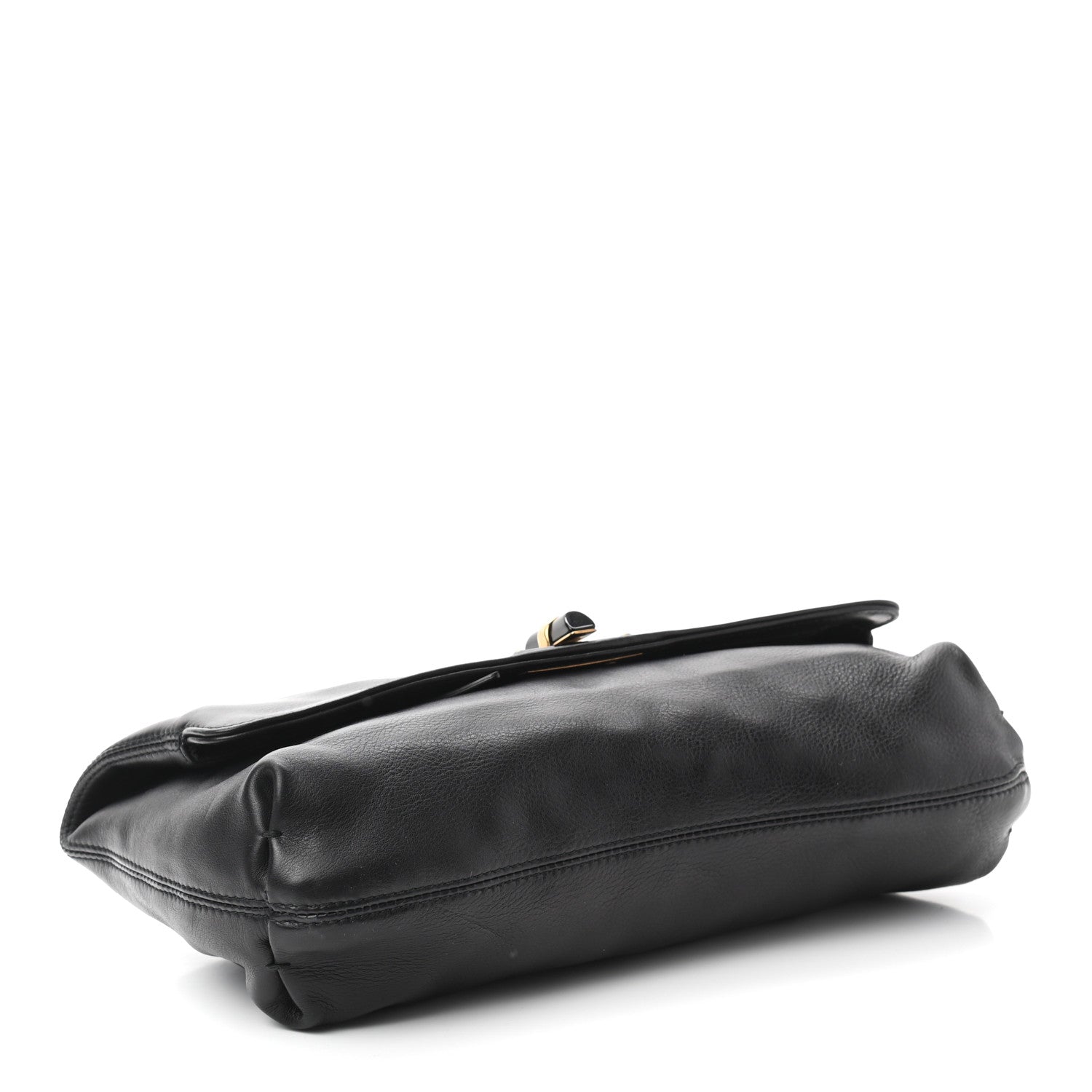 Lanvin Calfskin Happy Clutch Black 4 of 6