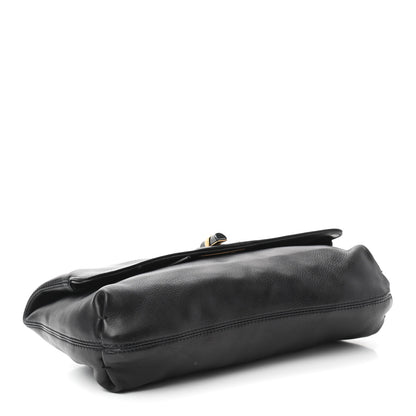 Lanvin Calfskin Happy Clutch Black 4 of 6