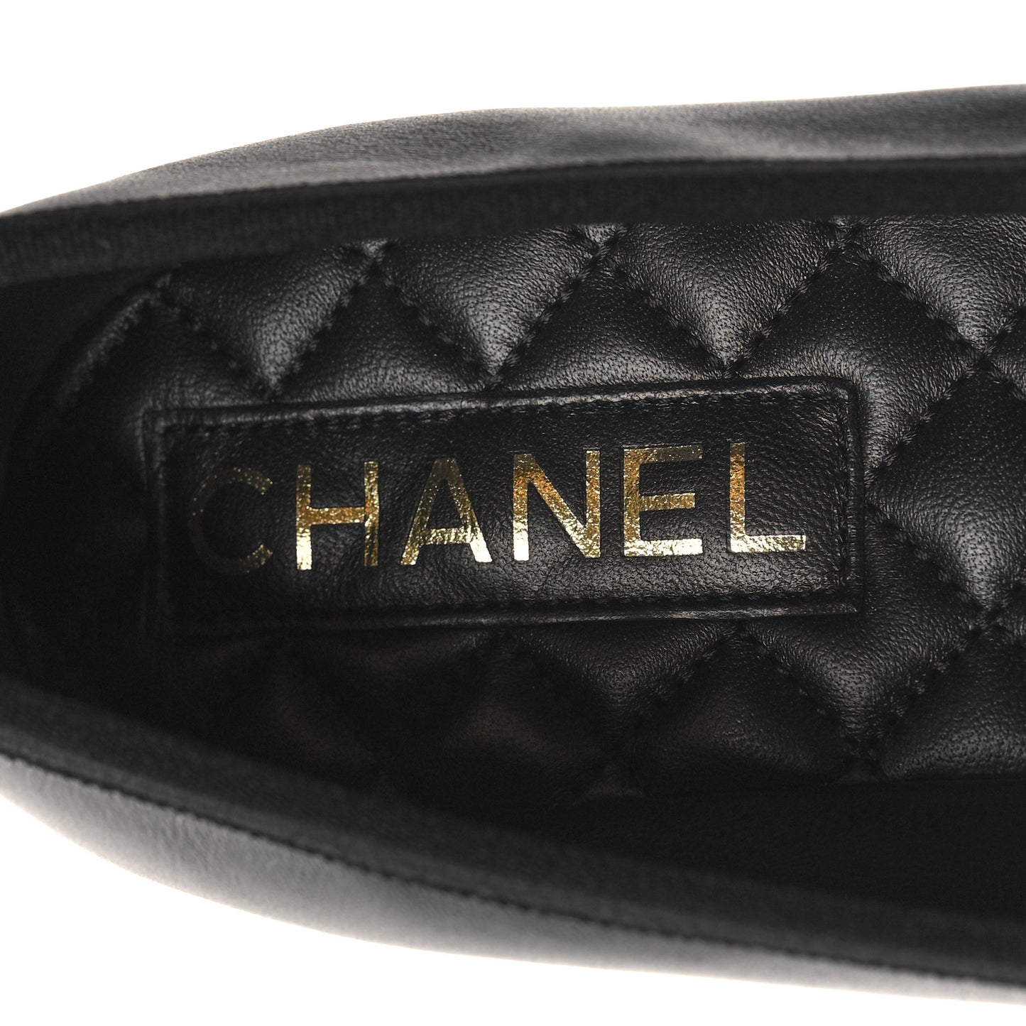 Lambskin Mary Jane Flats 40 Black