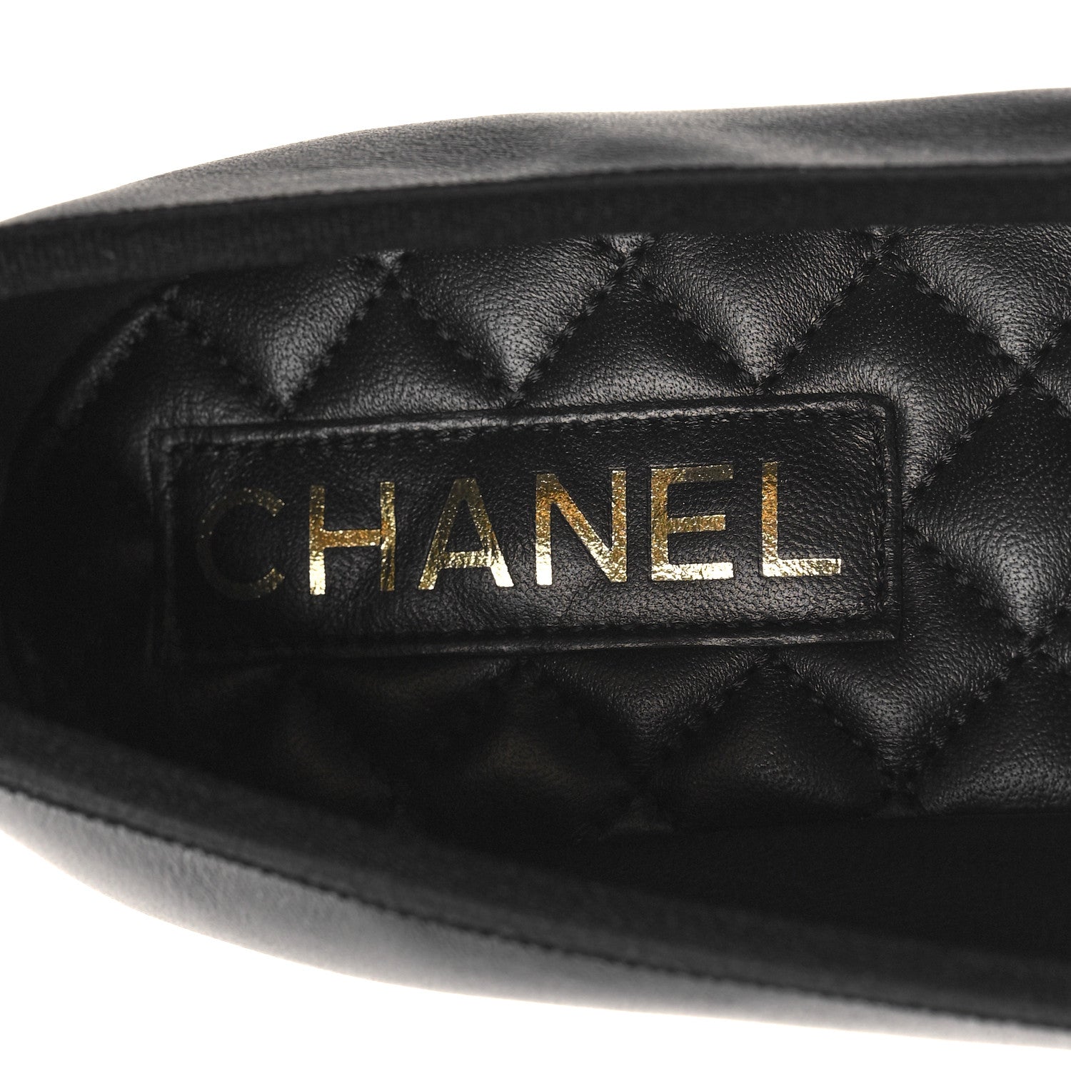 Chanel Lambskin Mary Jane Flats 40 Black 8 of 9