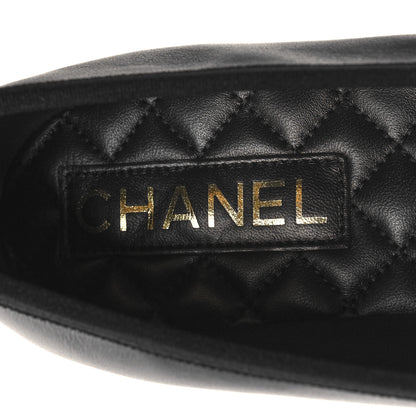 Chanel Lambskin Mary Jane Flats 40 Black 8 of 9