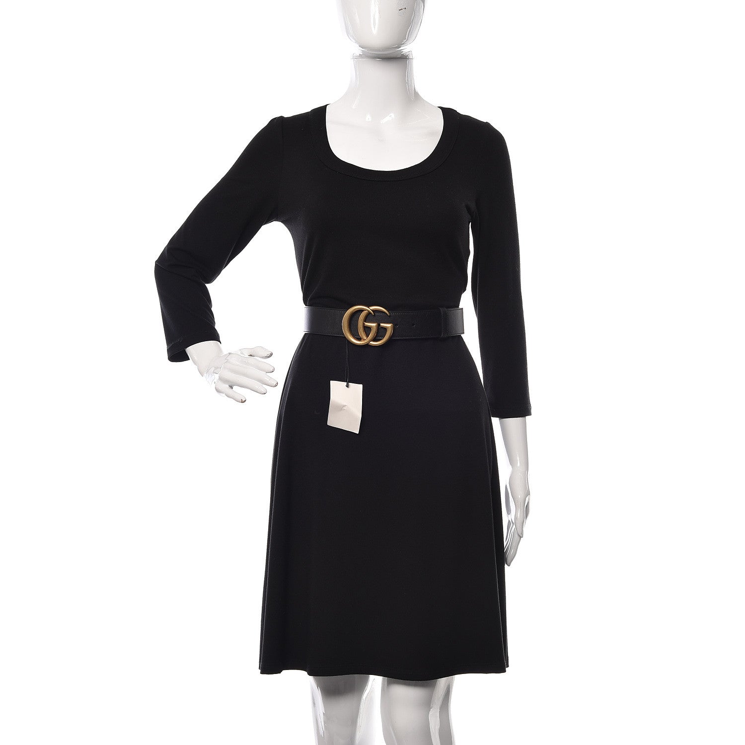 Gucci Calfskin Double G 40mm Belt 80 32 Black 2 of 6