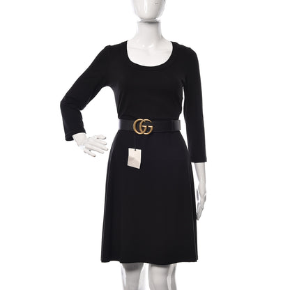 Gucci Calfskin Double G 40mm Belt 80 32 Black 2 of 6