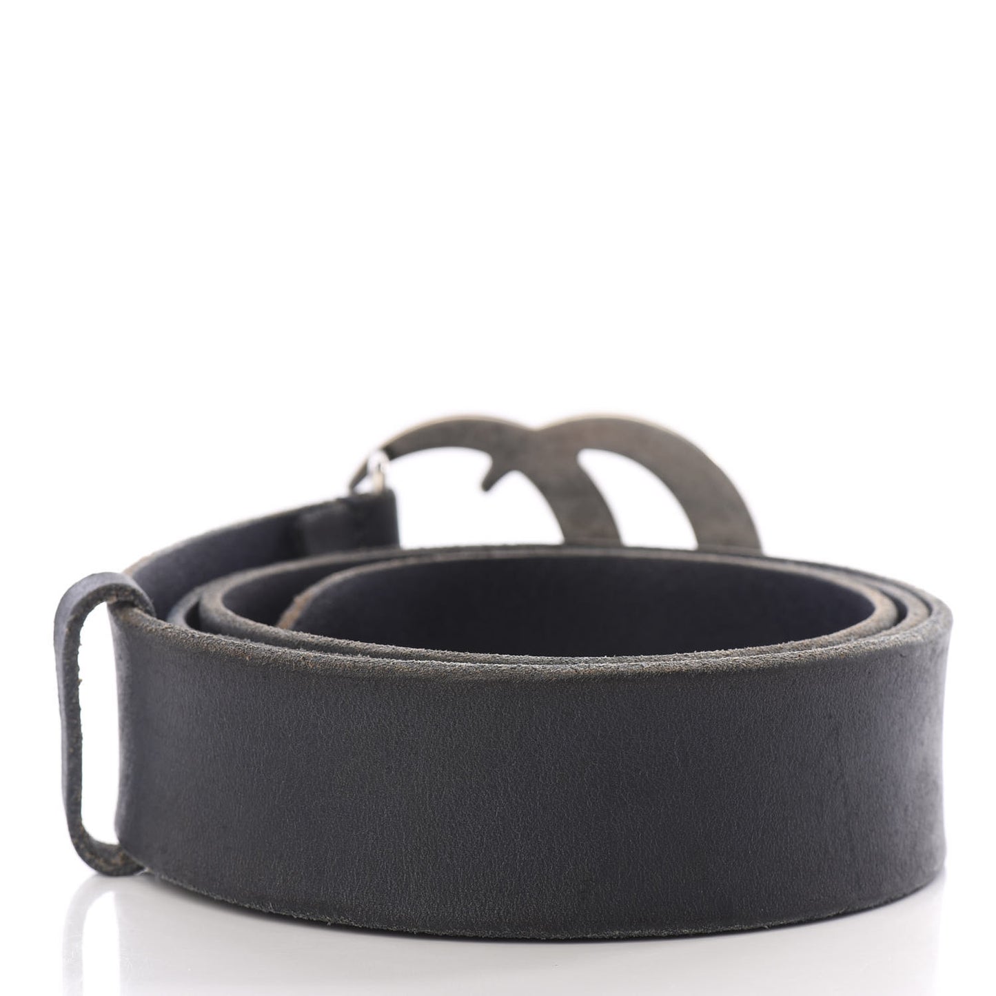 Cuoio Toscano Nickel Double Double G 40mm Belt Blue
