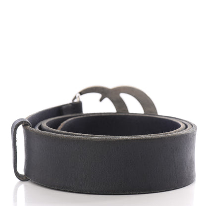 Gucci Cuoio Toscano Nickel Double Double G 40mm Belt Blue 2 of 7