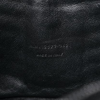 Saint Laurent Grain De Poudre Matelasse Monochrome Monogram Mini Lou Camera Bag Black 6 of 13