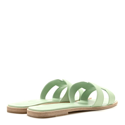 Hermes Epsom Oran Sandals 41 Vert Jade 4 of 8