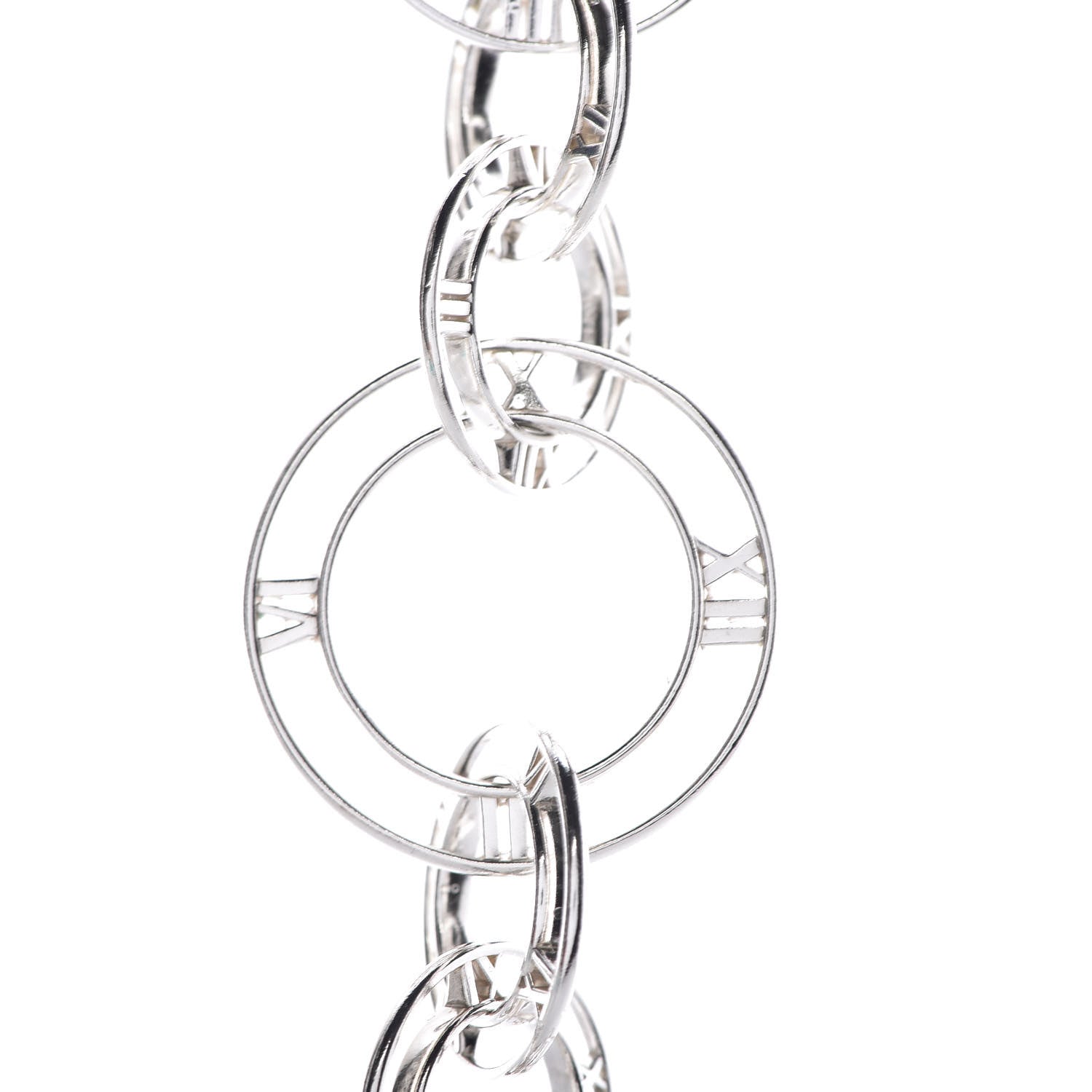 Tiffany Sterling Silver Atlas Link Necklace 4 of 5