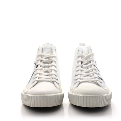 Valentino Garavani Calfskin VLTN High Top Sneakers 41.5 White 2 of 9