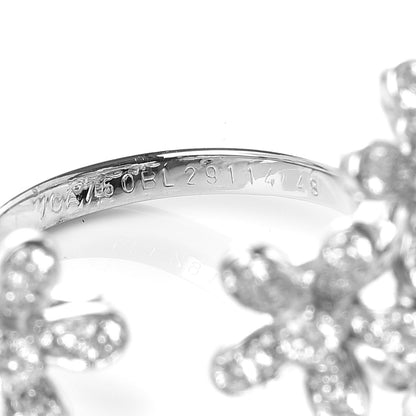 Van Cleef & Arpels 18K White Gold Diamond Socrate Between The Finger Ring 48 4.5 4 of 4