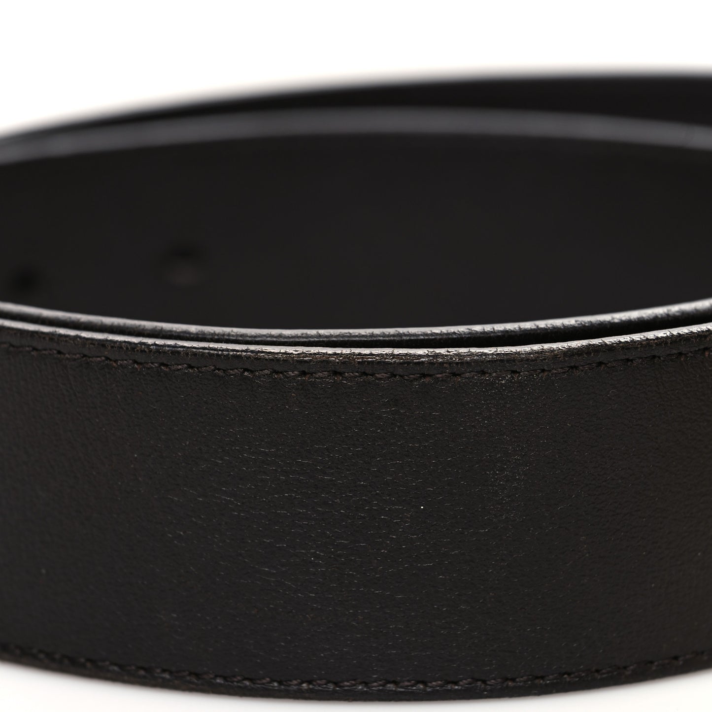 Calfskin Double G 40mm Belt 85 34 Dark Cocoa
