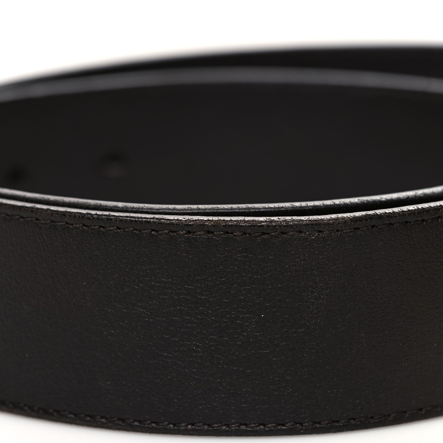 Gucci Calfskin Double G 40mm Belt 85 34 Dark Cocoa 6 of 6
