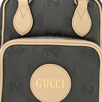Gucci Econyl Nylon Monogram Off The Grid Shoulder Bag Graphite Grey New Plaster 8 of 10
