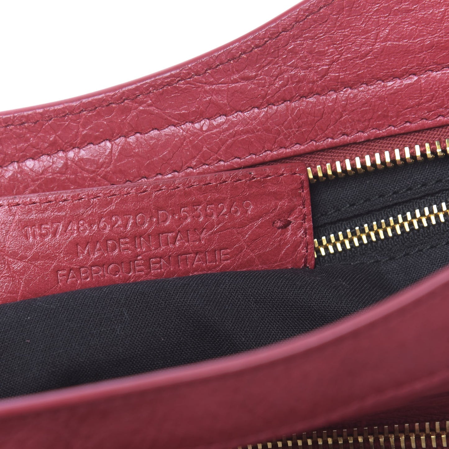 Agneau Classic Gold Hardware City Rouge Sapphire