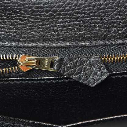 Hermes Togo Kelly Retourne 28 Black 41 of 43