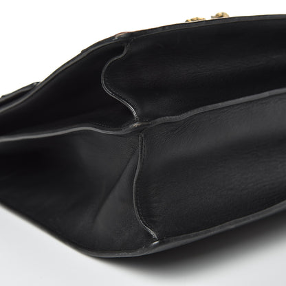 Gucci Calfskin Bamboo Web Large Dionysus Top Handle Bag Black Bright Evergreen Hibiscus Red 11 of 21