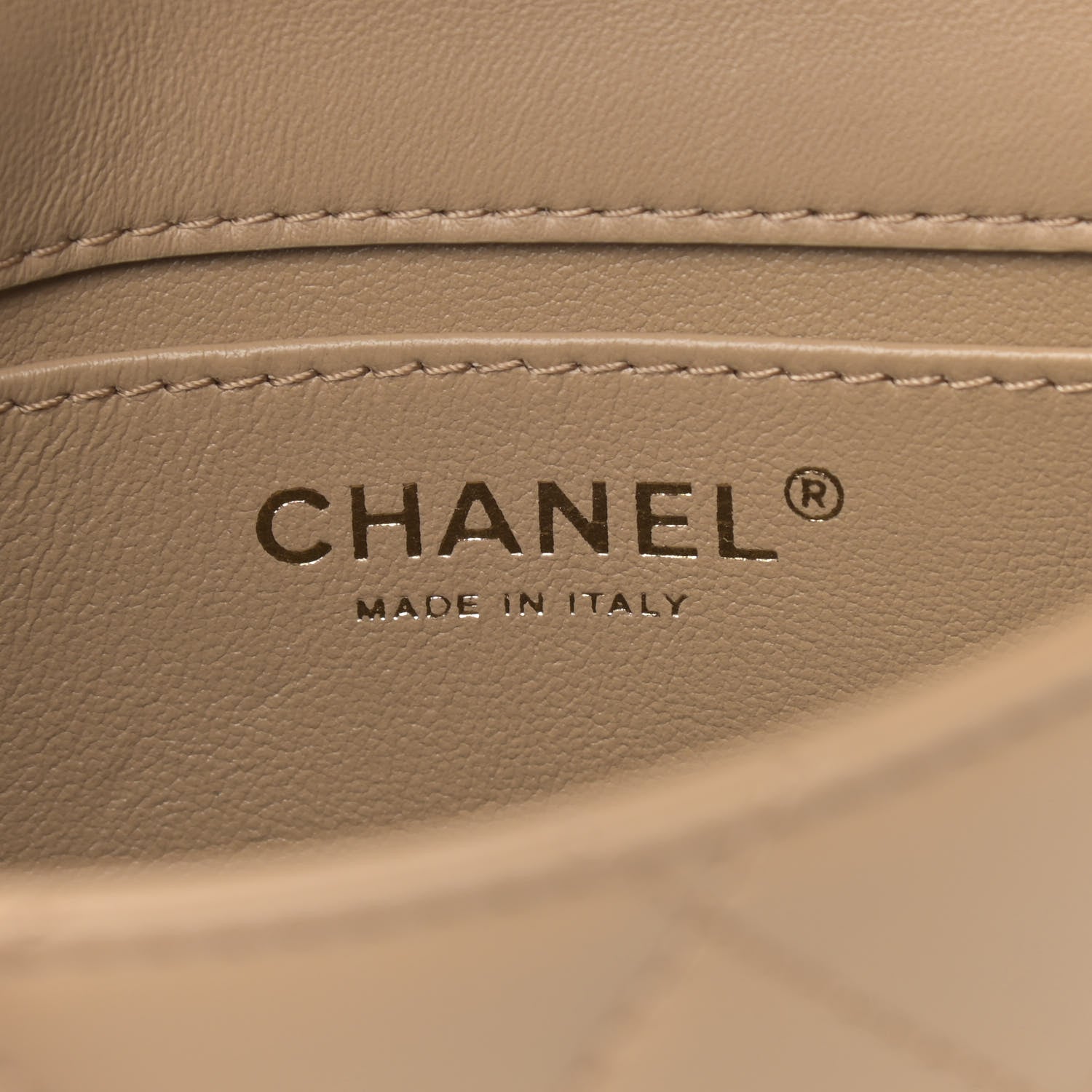 Chanel Lambskin Quilted Mini Heart Charms Flap Beige 6 of 10