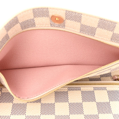 Louis Vuitton Damier Azur Summer Trunks Pochette Weekend 7 of 13