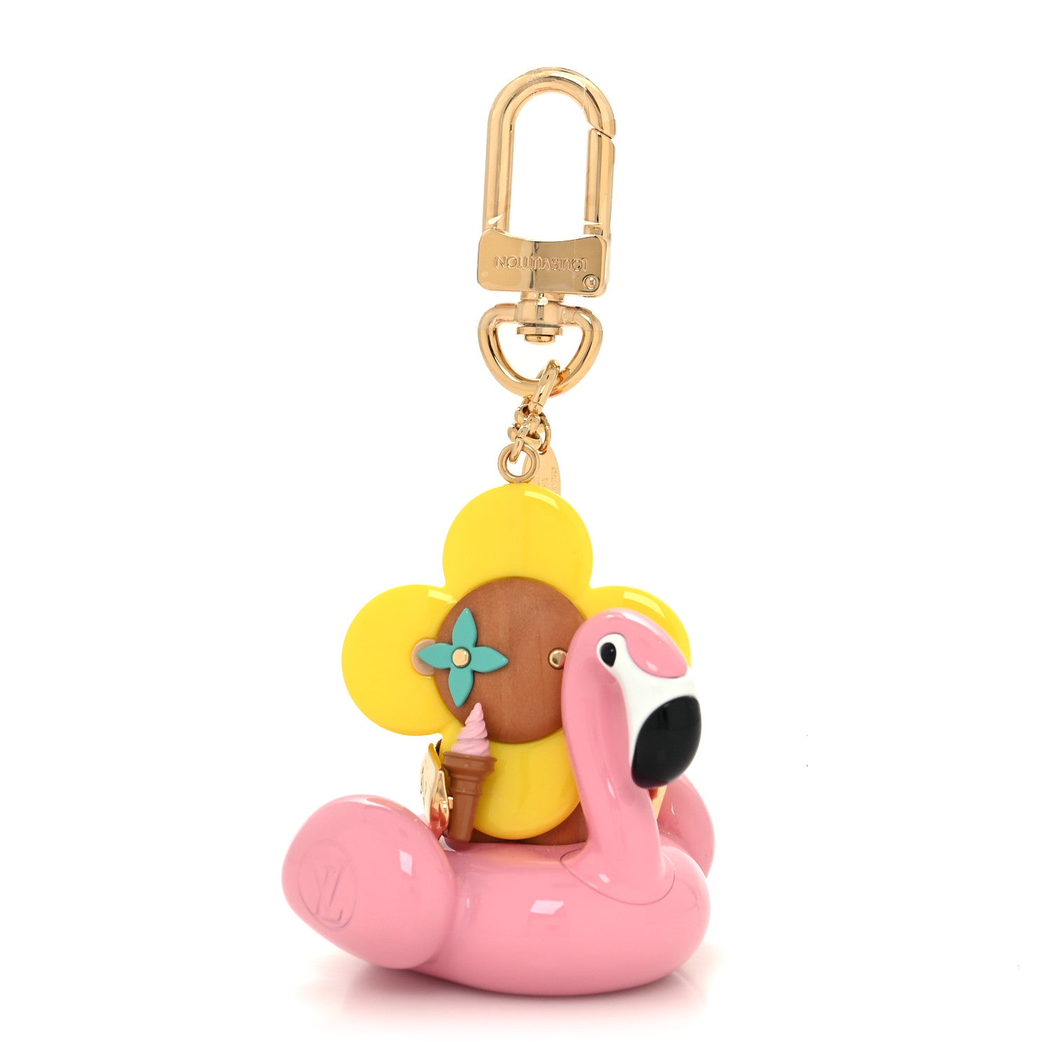 Louis Vuitton Vivienne Flamingo Bag Charm Key Holder 1 of 4