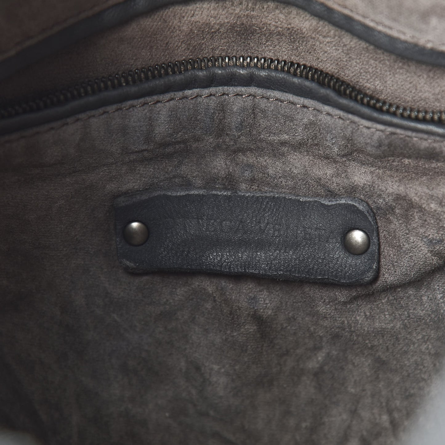 Nappa Intrecciato Small Veneta Hobo Grey